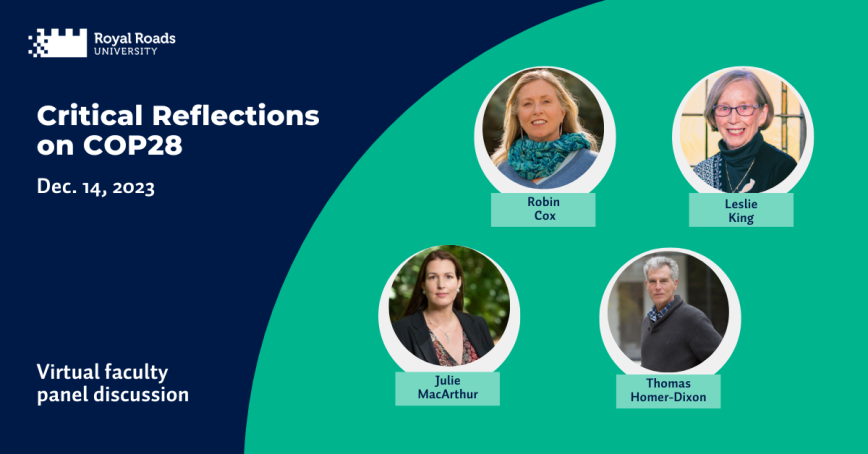 Critical Reflections on COP 28 faculty panel