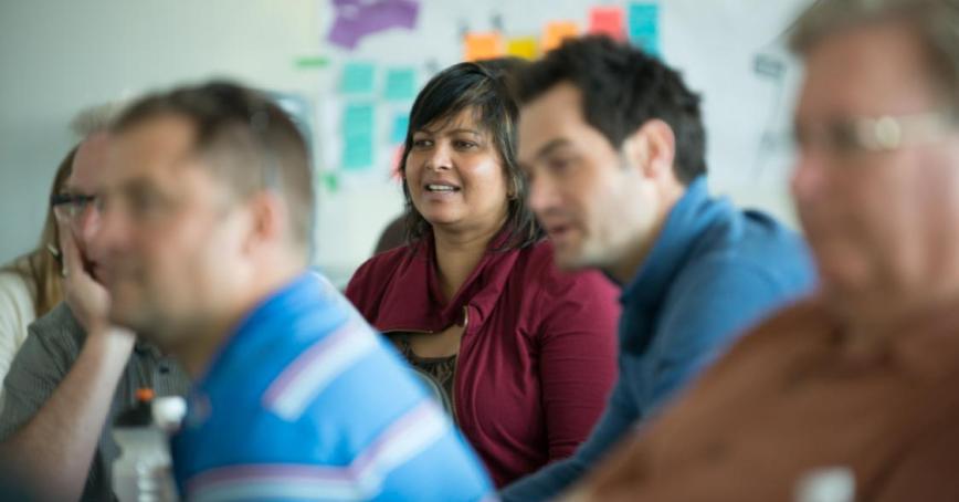 students in class