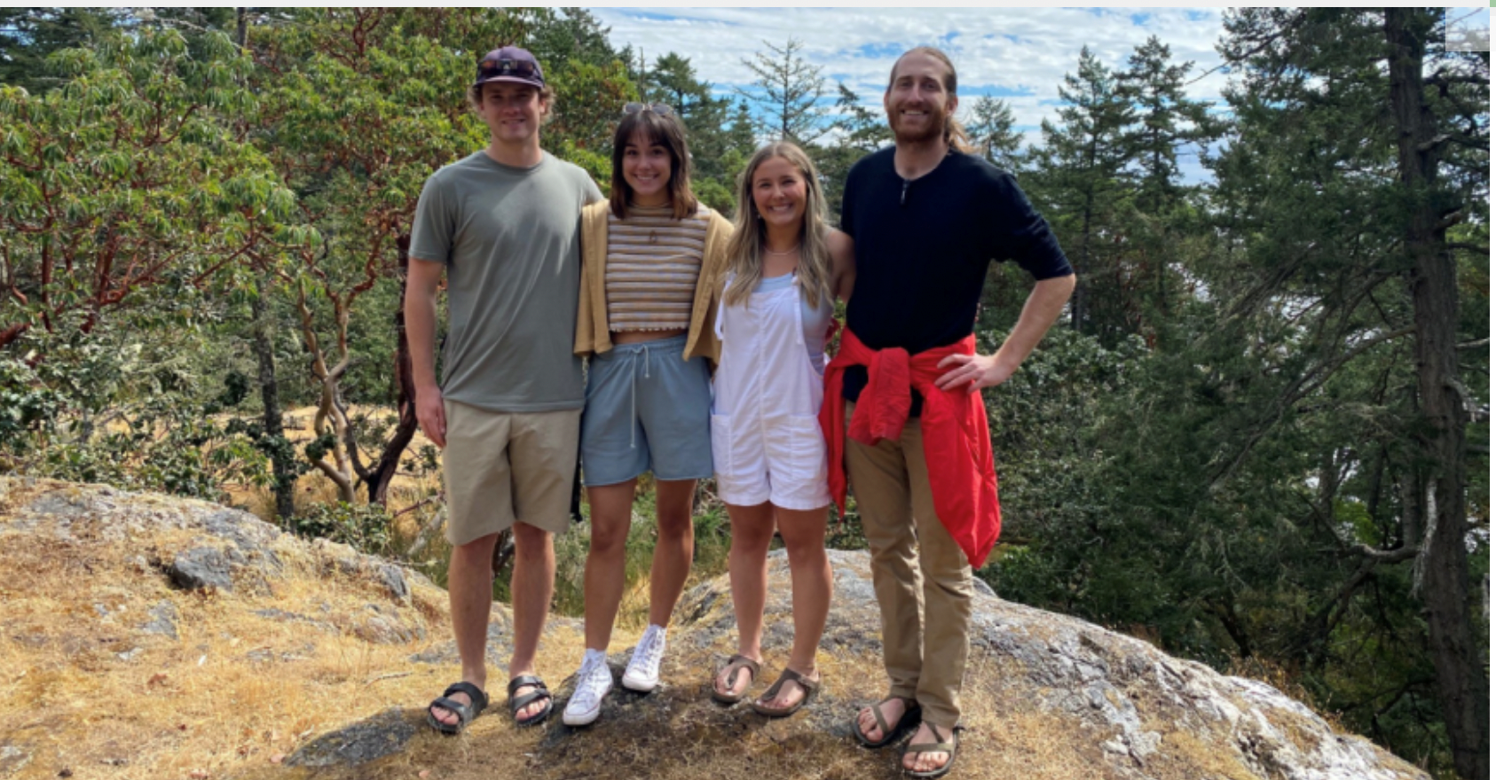 BSc in Environmental Science Students - Jake E, Hayley H, Shannon T and Caleb G