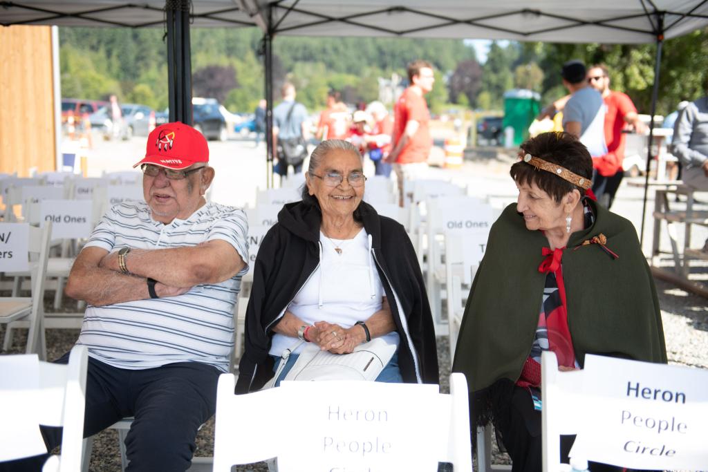 Elder Shirley Alphonse with Heron People