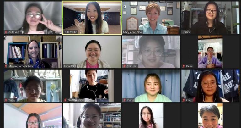 RRU assoc. faculty teaching via Zoom