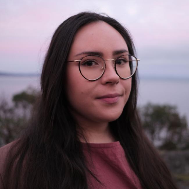 Portrait of Jasmine Dionne at Royal Roads University