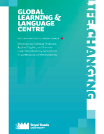 Global Learning and Language Centre (GLLC) brochure cover