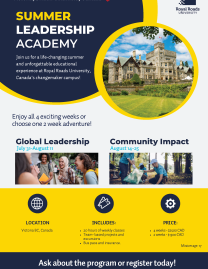 2023 Summer Leadership Academy brochure cover